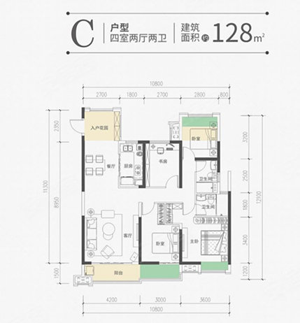 常德奥园誉景湾户型图片