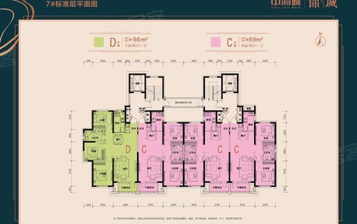 锦城85平两室,100平三室,110平三室,后年8月交房。