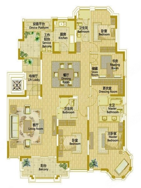 仁恒怡庭户型图