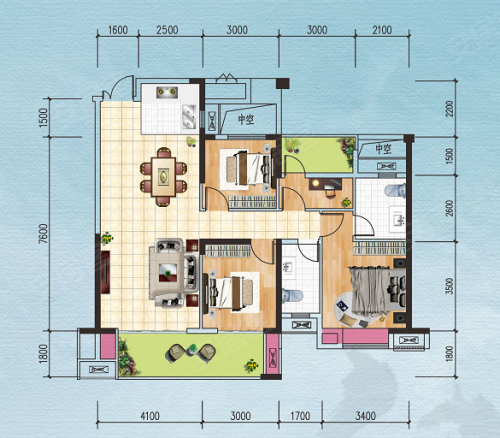 邵阳湾田·望江府户型图