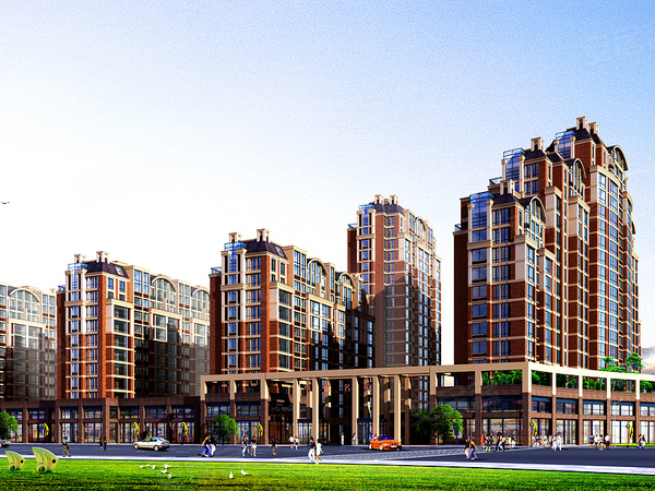 华枫名苑楼盘建筑物外景