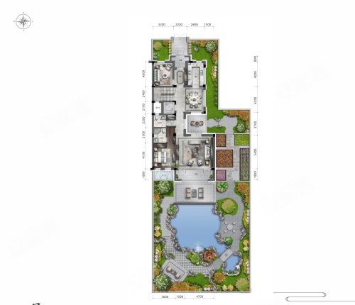 绿城御河上院户型图