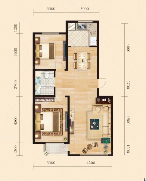 营口港·金湖水岸户型图