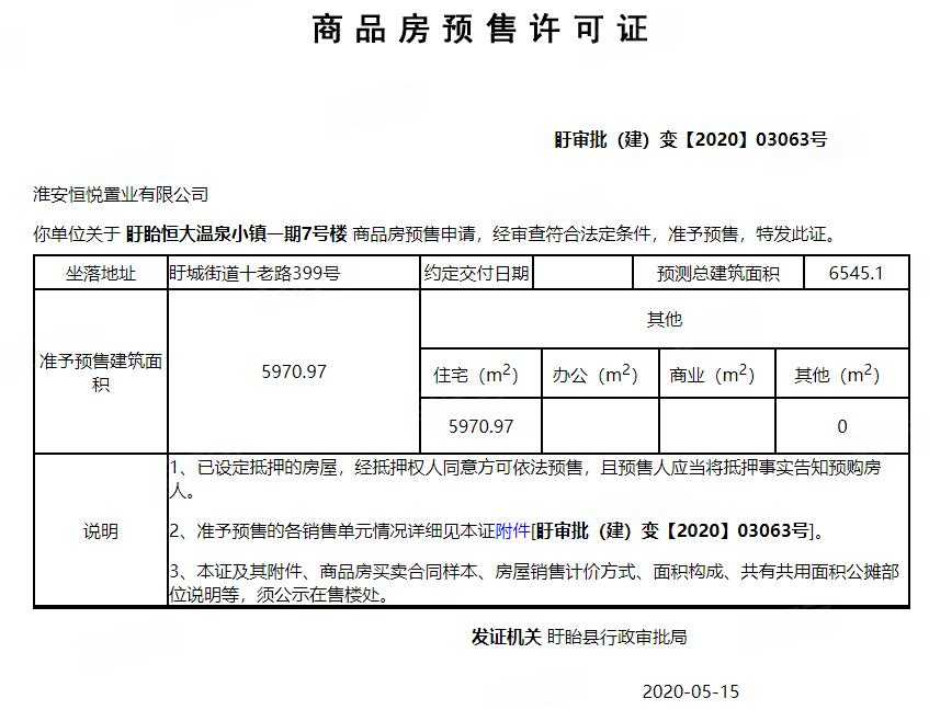 上海盱眙恒大温泉度假小镇楼盘信息:盱眙恒大温泉度假小镇楼盘开盘