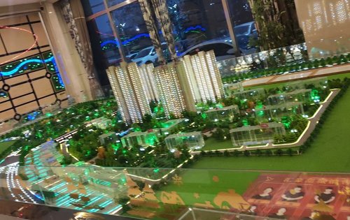 汇豪甜城沙盘配套实拍