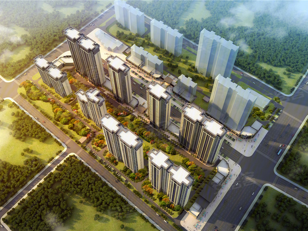 佳阳大都府楼盘建筑物外景