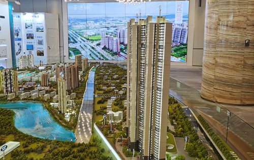 亚运城天珑总规划15栋约3550户 小区花园约4.