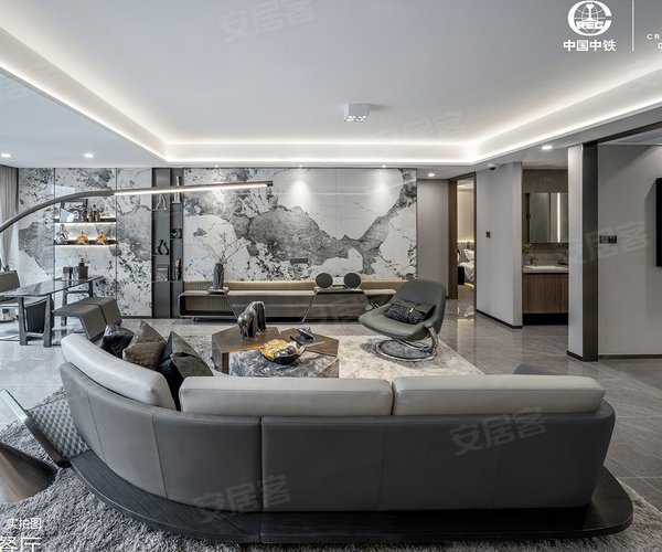 中铁卓著D户型,中铁卓著4室2厅2卫1厨约134.00平米户型图,朝南朝向 - 成都安居客