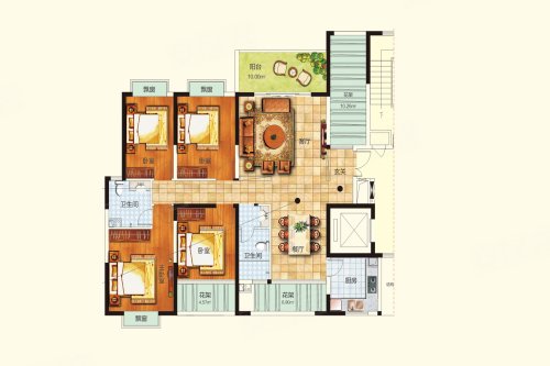 南海幸福城户型图