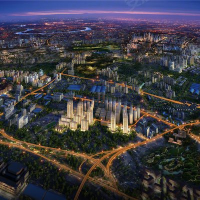 渝北 汽博中心 世茂璀璨天城