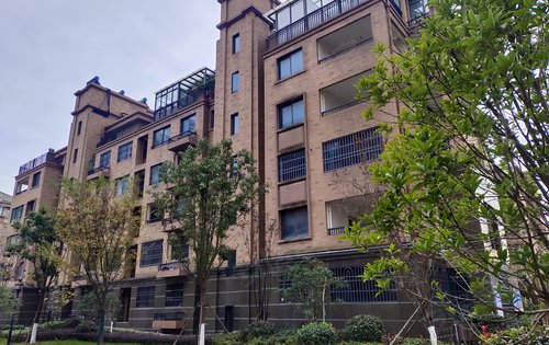 六层带电梯花园洋房实景图,得房率高