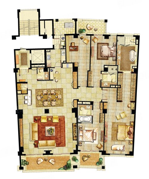 复地御西郊户型图