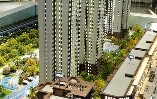 龙腾御锦城龙腾集团87108平的小面积段套三户型