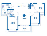 揭阳恒大绿洲楼层平面图