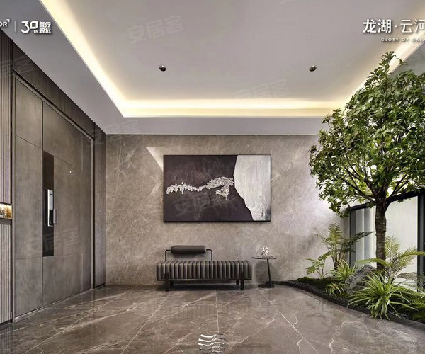 龙湖天府云河颂D户型，龙湖天府云河颂4室2厅3卫1厨约185.00平米户型图，朝南朝向 - 成都安居客