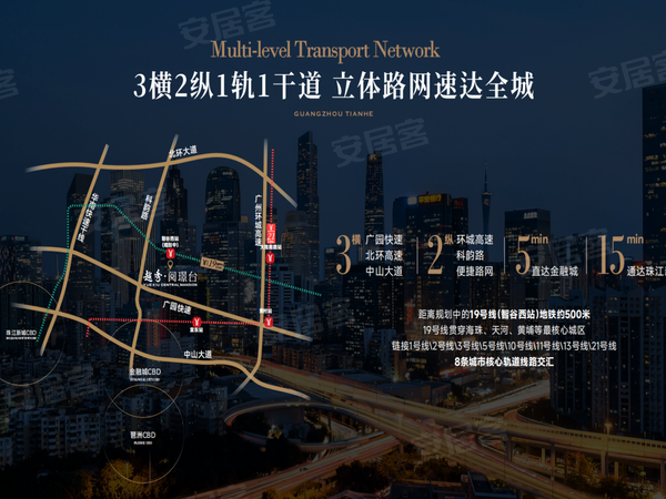 越秀·阅璟台,广州越秀·阅璟台房价,楼盘户型,周边配套,交通地图,广州市天河区天坤二路 - 安居客
