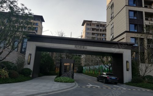 禹洲嘉誉山,独特的小区大门!