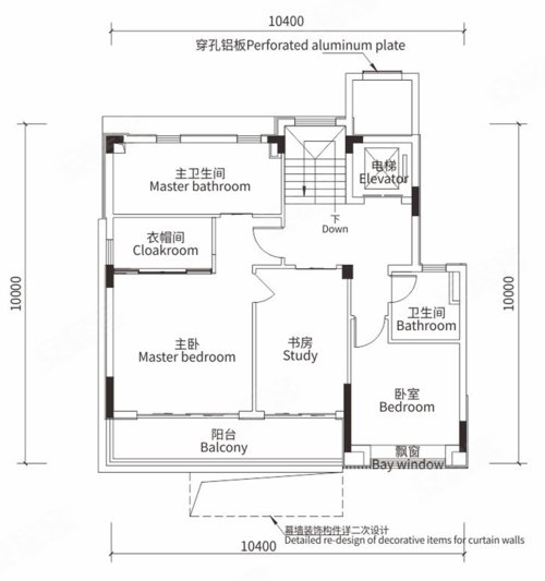 武汉城建仁恒西湖山居191下叠D1户型,武汉城建仁恒西湖山居别墅约191.00平米户型图,朝南北朝向 - 武汉安居客