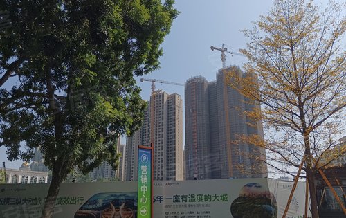 合生湖山国际动态:七期珑境现场!-广州安居客
