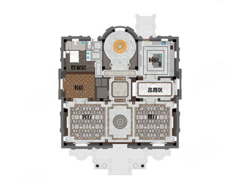 大连万达海公馆户型图片