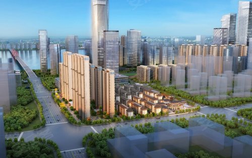 隔壁c5地块即将开始动工滨江金融中心北中心核心位置-长沙安居客