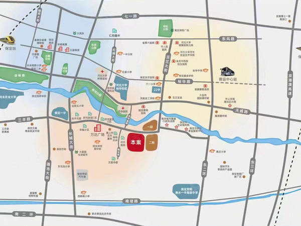 隶都景苑三期楼盘区位规划