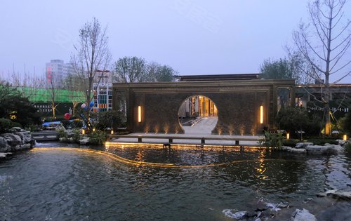 晋府玖号动态:晋府玖号园林夜景实景拍摄-运城安居客