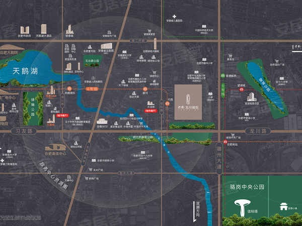 保利龙川瑧悦，合肥保利龙川瑧悦房价，楼盘户型，周边配套，交通地图，龙川路与徽州大道交口向西200米 - 安居客