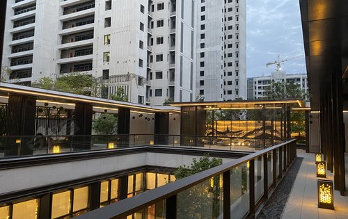 国贸凤凰原动态:小区入户大门连廊-福州安居客