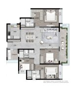 广州万科城市之光户型图,广州万科城市之光房型图,万科城市之光原始户型图大全 - 安居客