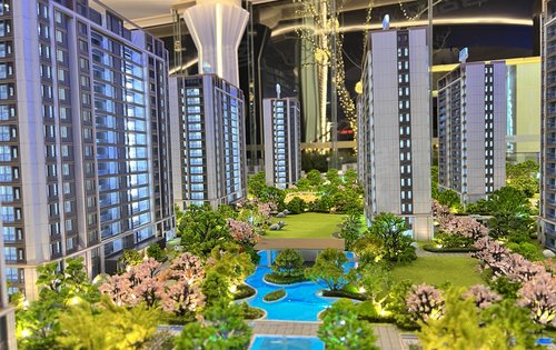 商城嘉瑞华庭动态:宽阔楼间距,推窗便是公园般园林景观-义乌安居客