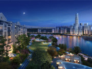 重庆江北北滨路绿地海外滩住宅楼盘新房真实图片