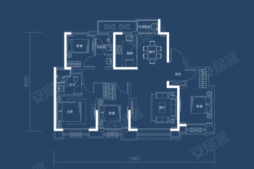 紫薇·华发cid中央首府户型图