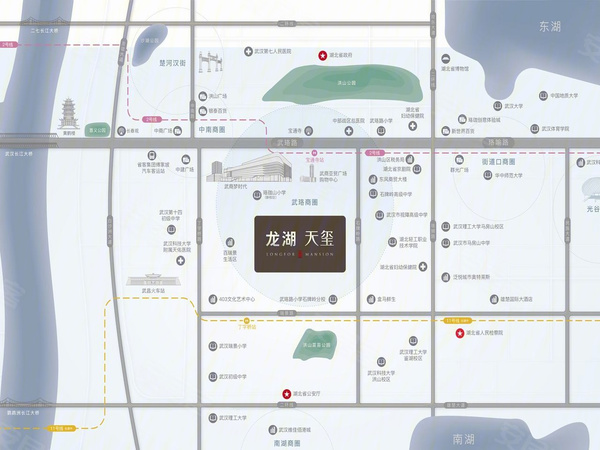 龙湖天玺，武汉龙湖天玺房价，楼盘户型，周边配套，交通地图，石牌岭333号 - 安居客