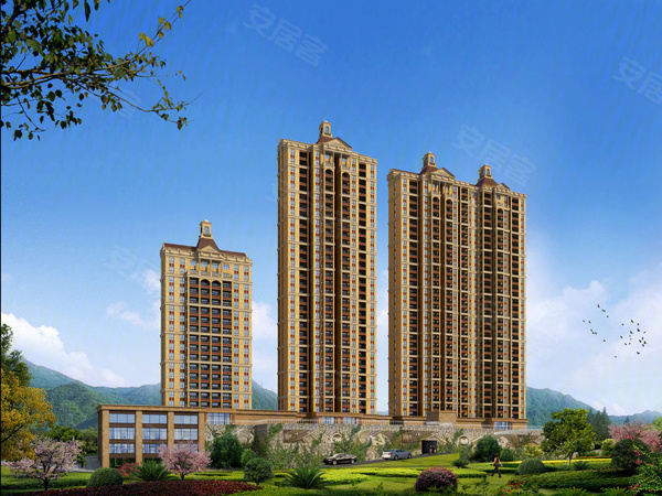 卢浮宫楼盘建筑物外景