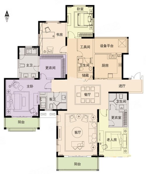 新虹桥首府户型图