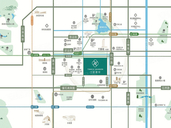 滨江听翠轩,杭州滨江听翠轩房价,楼盘户型,周边配套,交通地图,良渚新城金昌路南翔园东路 - 安居客