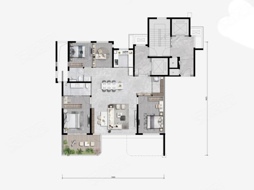 龙翔·奥城锦宸府,4室2厅2卫,和顺路以西,港泽路以南,港丰路以北,龙翔·奥城锦宸府6#-2单元-1-20102 - 安居客