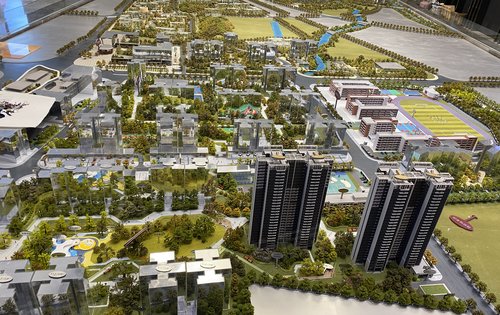 富力南驰·富颐华庭动态:可以全面的看到项目整体沙盘-广州安居客