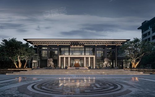 建发九龙仓央玺动态:社区大门,非常气派-广州安居客