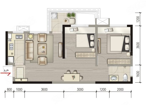 景安峨眉小院户型图