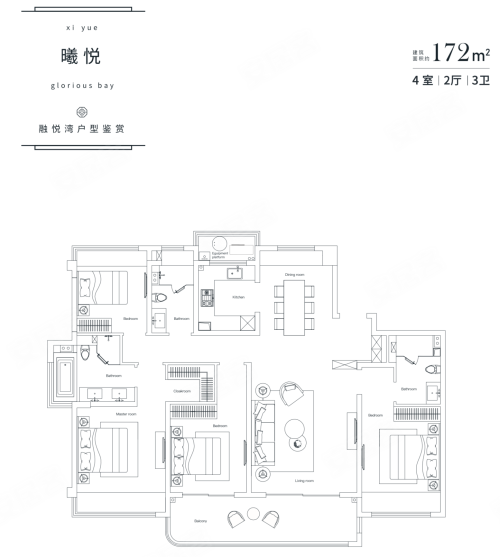 金融街融悦湾户型图