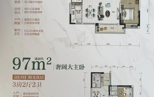 碧桂园凤凰湾动态:芳邻苑7栋户型图 97平米三房 108平米横厅四房 193平米五房 -佛山安居客