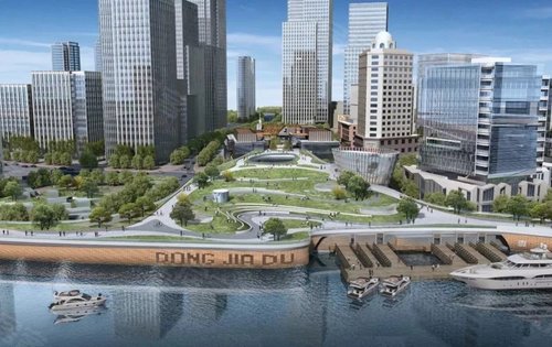 融创外滩壹号院周边配套之董家渡金融城绿化工程及规划-上海安居客