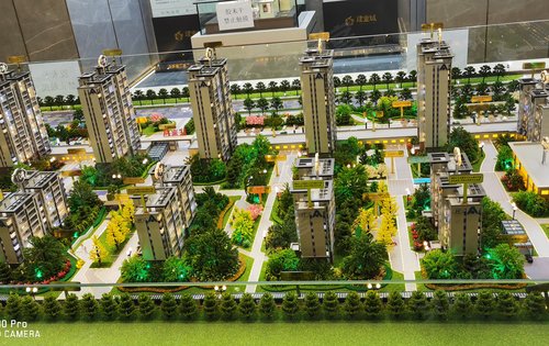 民权建业城动态:建业城沙盘展示图,建业城城市展厅开放当日-商丘安居