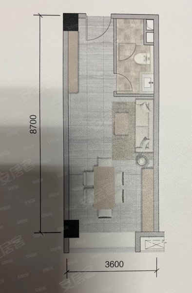 成都楼盘 高新楼盘 金融城楼盘 誉峰遇见南 户型图(1/1) 视频加载中