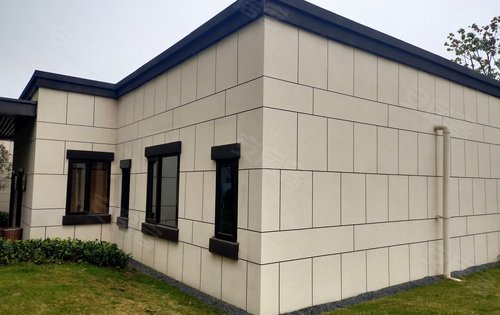 样板间外立面展示采用真石漆历久弥新