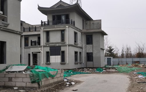 金鹏·东方印动态:南区别墅合院施工进度-徐州安居客