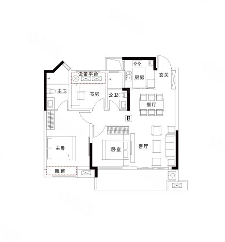 宿州万兴龙玺台户型图图片