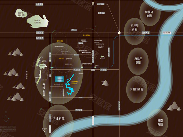 蓝光鹭湖长岛规划图图片